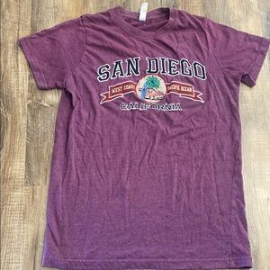 🔥 SALE - Purple San Diego Graphic T-Shirt